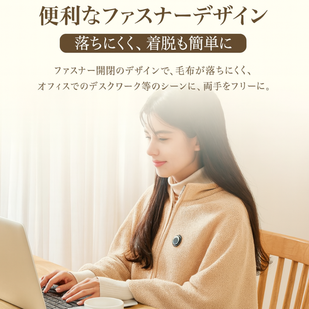 No.1 人気!FuyuOne™ USB加熱ショール